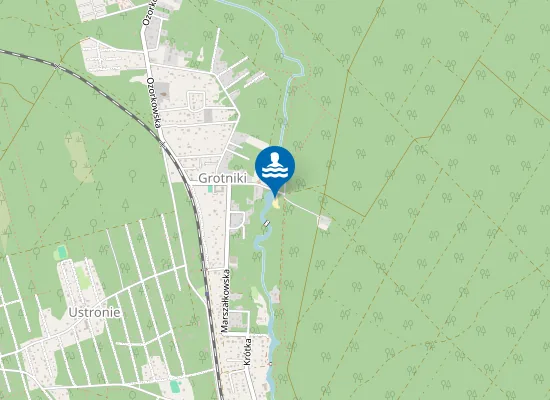 Map of Kąpielisko nad Lindą