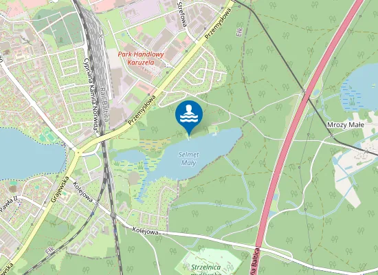 Map of plaża wojskowa
