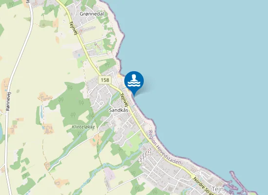 Map of LILLE SANDKÅS