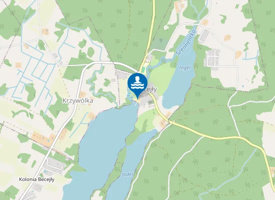 Map of Plaża Gminna