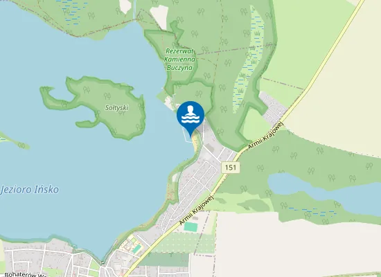 Map of Plaża miejska
