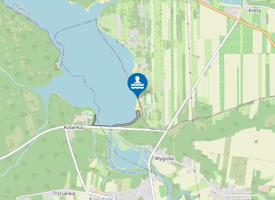 Map of Plaża Chańcza