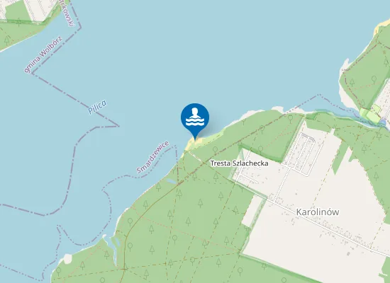 Map of Plaża Karolinów