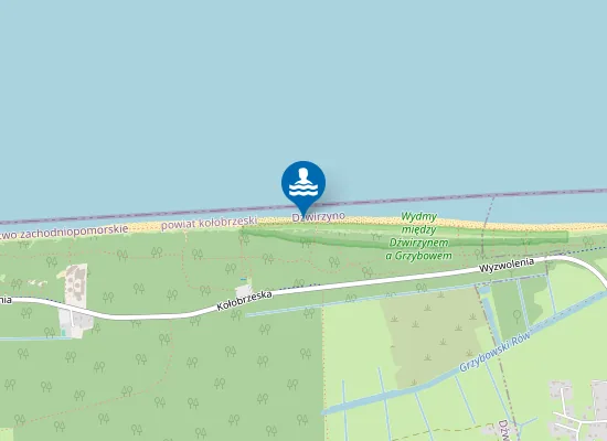 Map of Plaża Naturystów