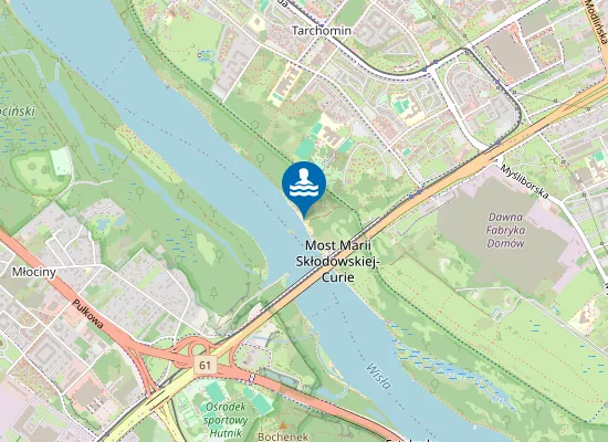Map of Plaża Miejska przy Moście Północnym