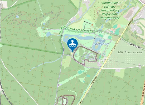 Map of Wakepark Bydgoszcz