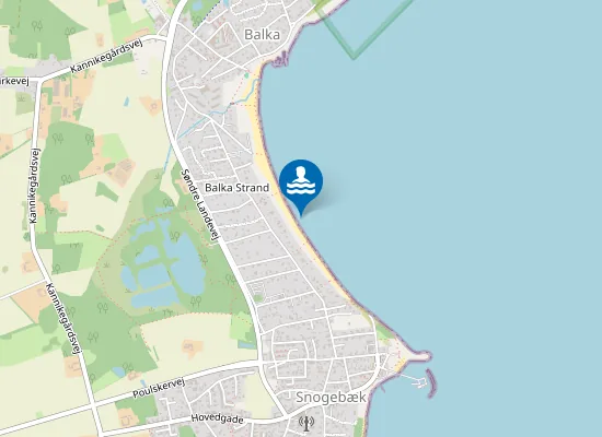 Map of Balka Strand