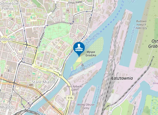 Map of Plaża Miejska