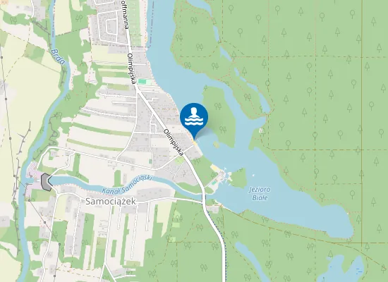 Map of Plaża Samociążek