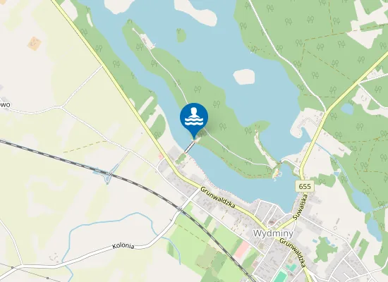 Map of Druga plaża
