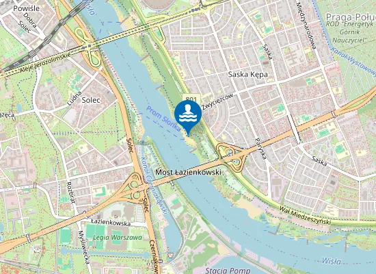 Map of Plaża Saska