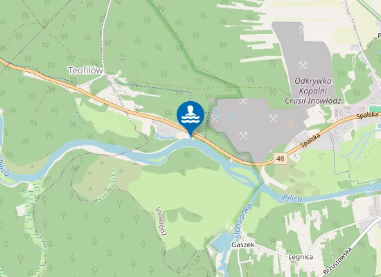 Map of Kąpielisko Teofilów