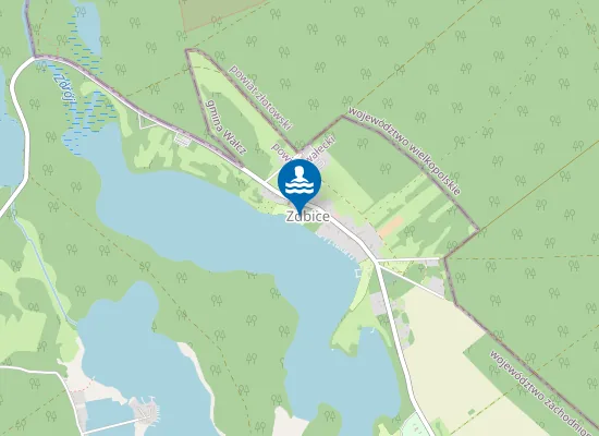 Map of Plaża w Zdbicach