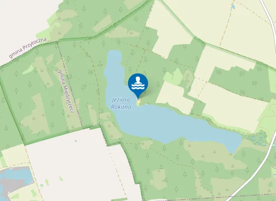 Map of Plaża nad Jeziorem Rokitno
