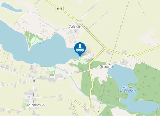 Map of Plaża Zalesie k. Torunia