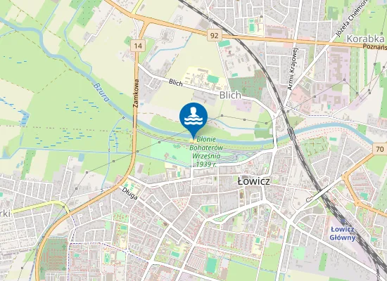 Map of Plaża miejska
