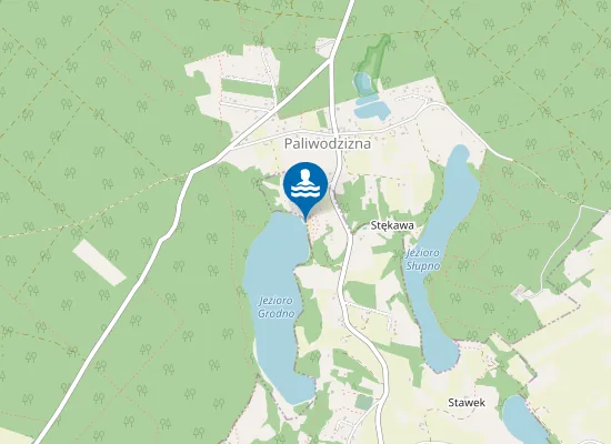 Map of Plaża Jezioro Grodno