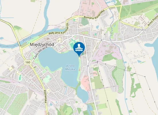 Map of Plaża miejska