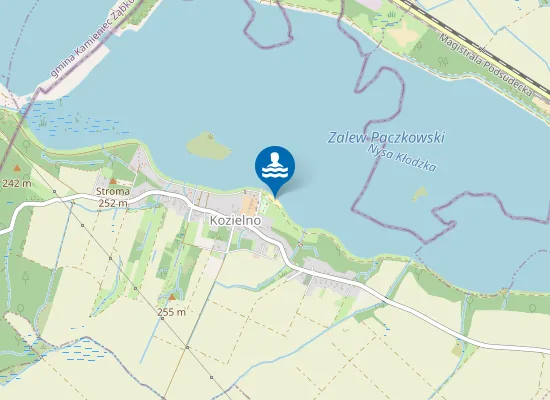 Map of plaża Kozielno