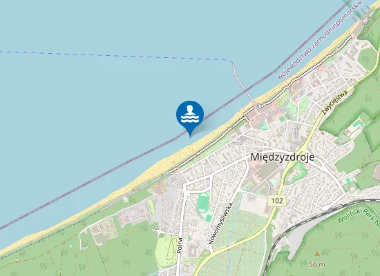 Map of Kąpielisko Zachód