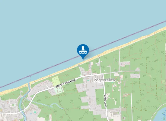 Map of Kąpielisko Pogorzelica