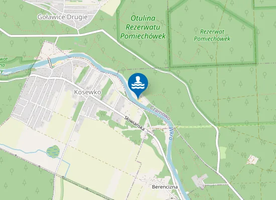 Map of Zacisze Pomiechówek