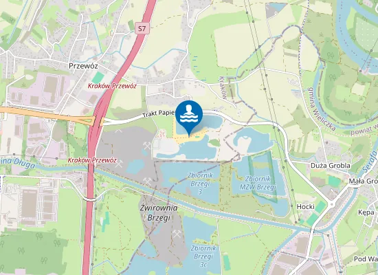 Map of Przystań Brzegi