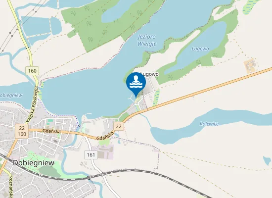 Map of Plaża Dobiegniew