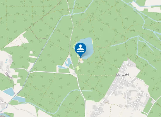 Map of Plaża Srebrne Jezioro