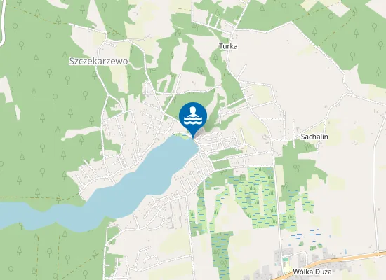 Map of Plaża w Wólce