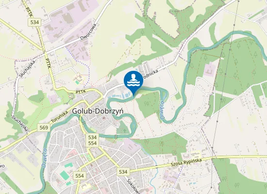 Map of Dzika Plaża