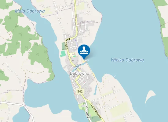 Map of Plaża miejska w Dąbrównie