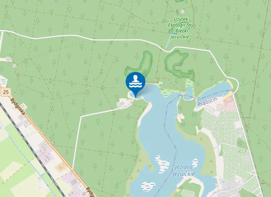 Map of Dzika plaża Chmielniki