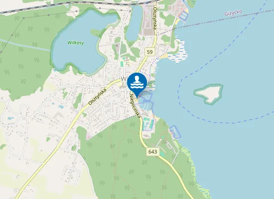 Map of Plaża Wilkasy