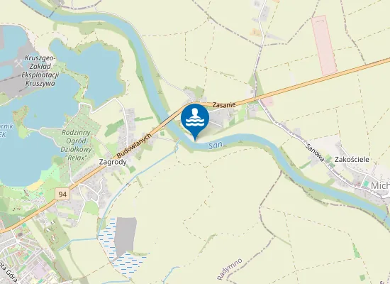 Map of Plaża na Sanie