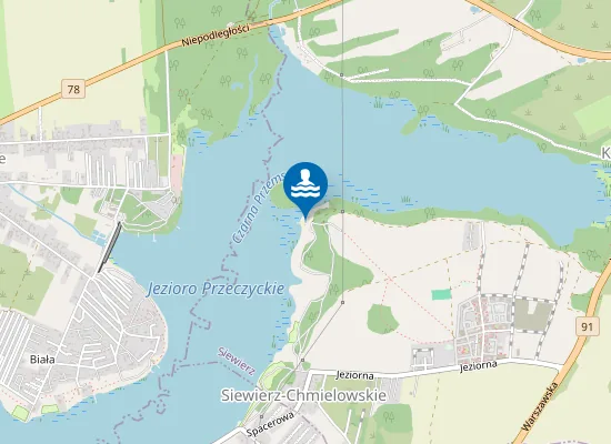 Map of Przystań Siewierz