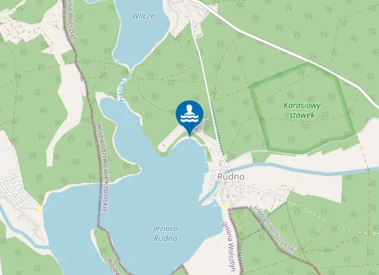 Map of Ośrodek Wypoczynkowy ZGM Wilga