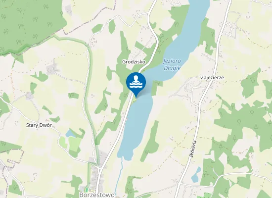 Map of Plaża gminna w Borzestowie