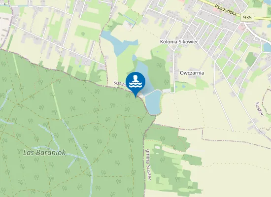 Map of Ośrodek Rekreacyjny „Gwaruś”