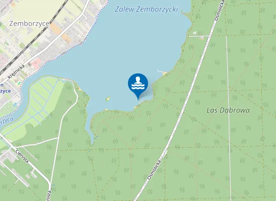 Map of kąpielisko niestrzeżone