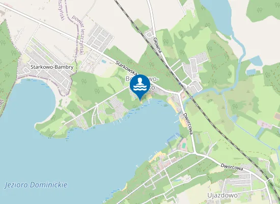 Map of Plaża Boszkowo