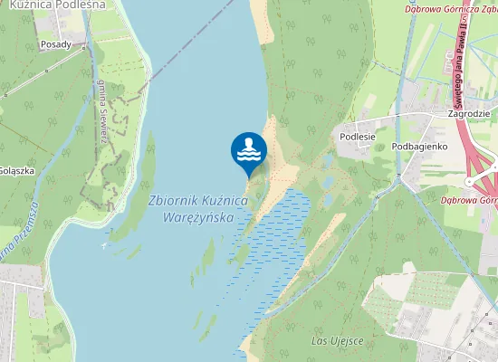 Map of Plaża nudystów
