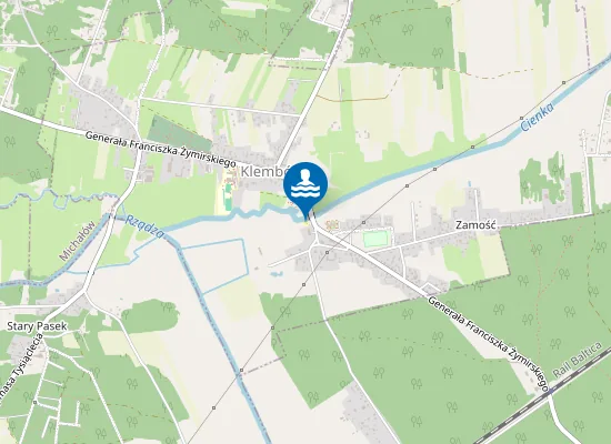Map of Plaża w Klembowie