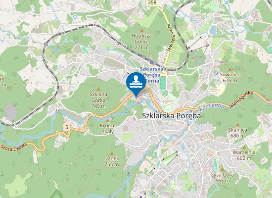 Map of Bar Rabarbar Górska Plaża