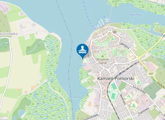 Map of Dzika plaża