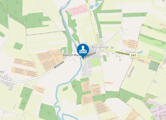 Map of Plaża nad Wkrą