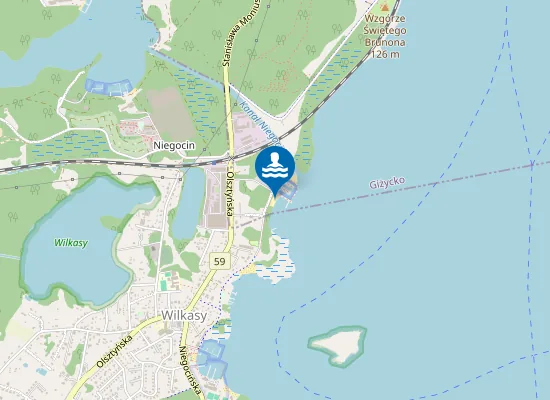 Map of Eko Plaża Giżycko