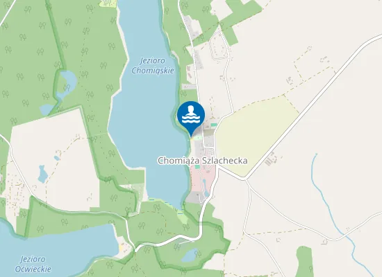 Map of Plażą w Chomiąży Szlacheckiej