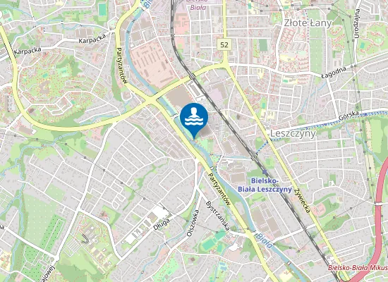 Map of plaża miejska