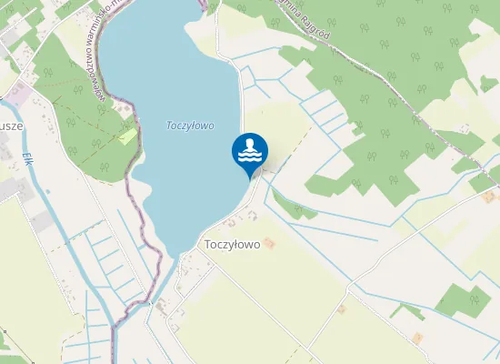 Map of Dzika plaża